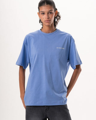 Blue Oversized Tee Basic Oversized Tees IN YOUR SHOE L