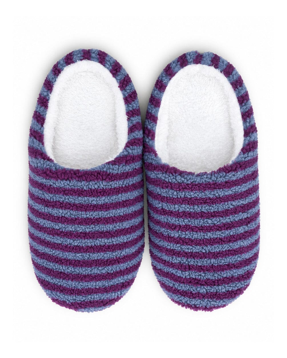 Blue Striped Pantoufle Footwear IN YOUR SHOE