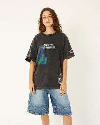 Blue Washed Jorts Jorts IN YOUR SHOE S