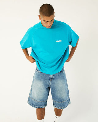 Blue Washed Jorts Jorts IN YOUR SHOE M