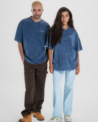 Blue Washed Oversized Tee Washed Oversized Tee IN YOUR SHOE M