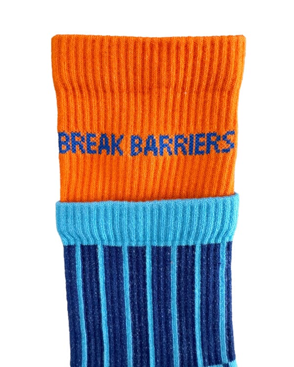 Break Barriers (Long Socks) Neck Socks In Your Shoe 