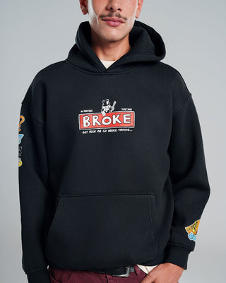 Broke Hoodie Printed Hoodies IN YOUR SHOE L