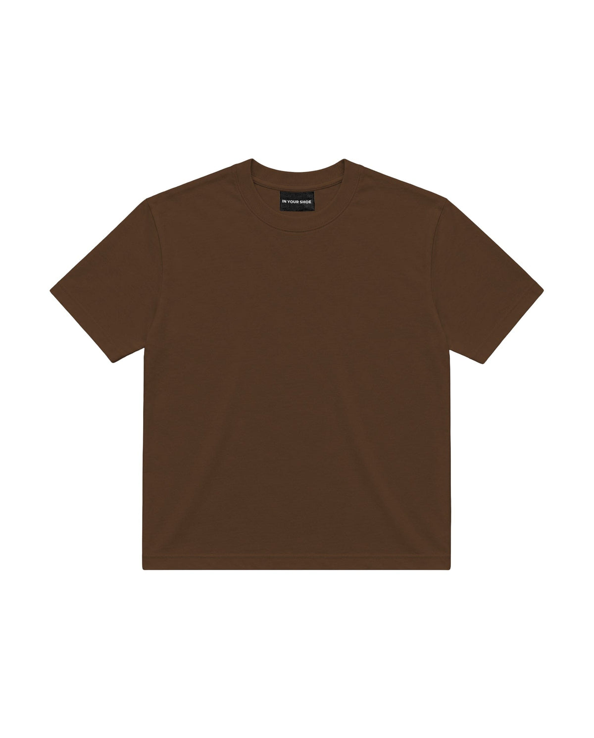 Brown Basic Boxy Tee Basic Boxy Tee IN YOUR SHOE