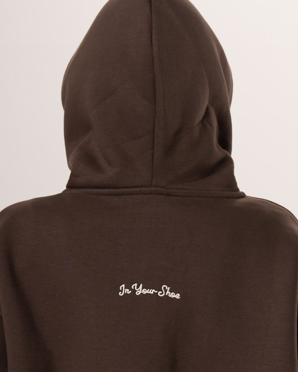 Brown Basic Heavy Boxy Hoodie Plain Hoodies IN YOUR SHOE