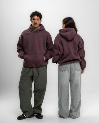 Brown Basic Hoodie Plain Hoodies IN YOUR SHOE