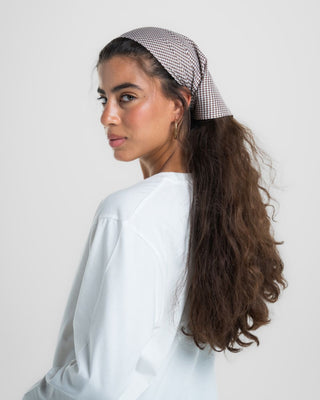 Brown Checks Bandana Bandana IN YOUR SHOE