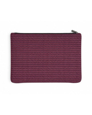 Burgundy Checkered Laptop Sleeve Laptop Sleeve IN YOUR SHOE 15-16 inch