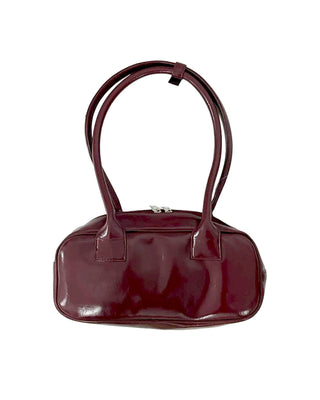 Burgundy Leather Handbag Leather Bag IN YOUR SHOE