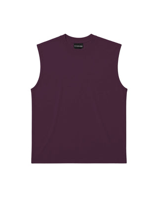 Burgundy Sleeveless Tee Sleeveless Tees IN YOUR SHOE S