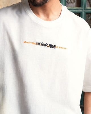 Burn Rules Oversized Tee Printed Oversized Tees IN YOUR SHOE M