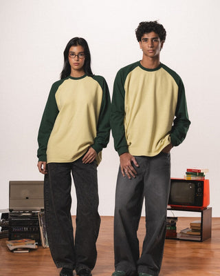 Butter Yellow Raglan Oversized Pullover Pullovers IN YOUR SHOE