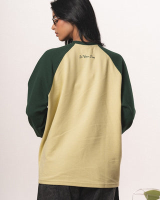 Butter Yellow Raglan Oversized Pullover Pullovers IN YOUR SHOE