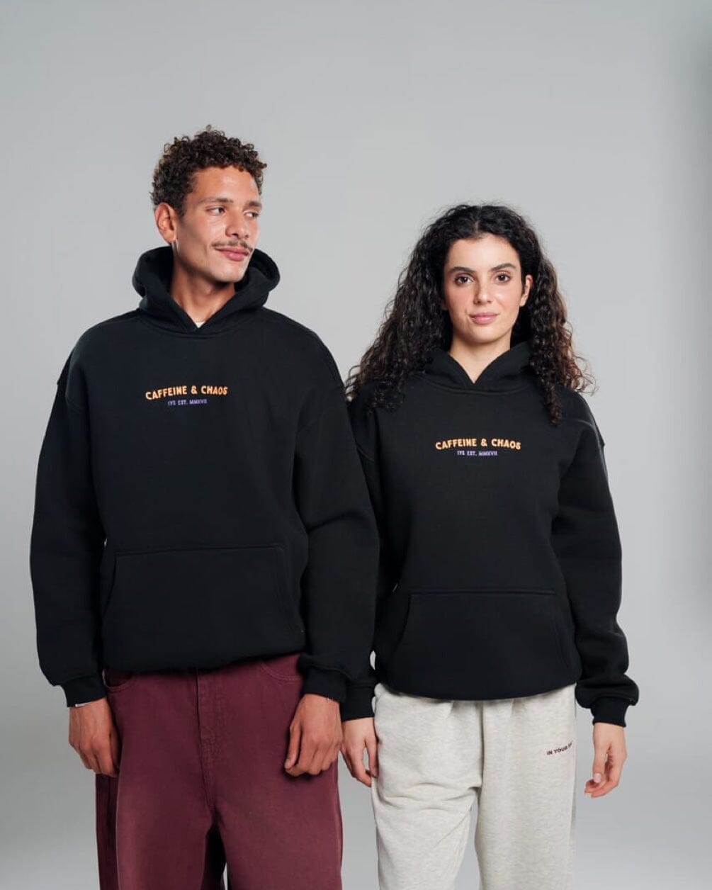 Caffeine & Chaos Hoodie Printed Hoodies IN YOUR SHOE XL