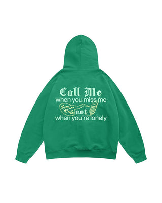 Call Me Hoodie Printed Hoodies IN YOUR SHOE S