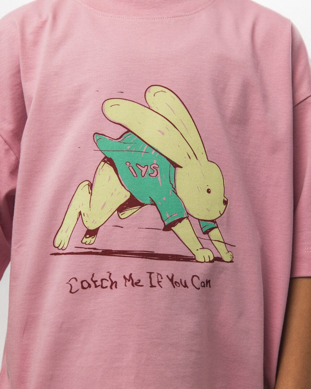 Catch Me Oversized Kids Tee Kids Printed Oversized Tees IN YOUR SHOE 8-9
