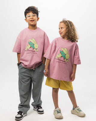 Catch Me Oversized Kids Tee Kids Printed Oversized Tees IN YOUR SHOE 2-3