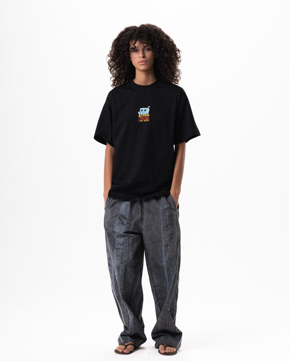 Cereal Crimes Oversized Tee Printed Oversized Tees IN YOUR SHOE