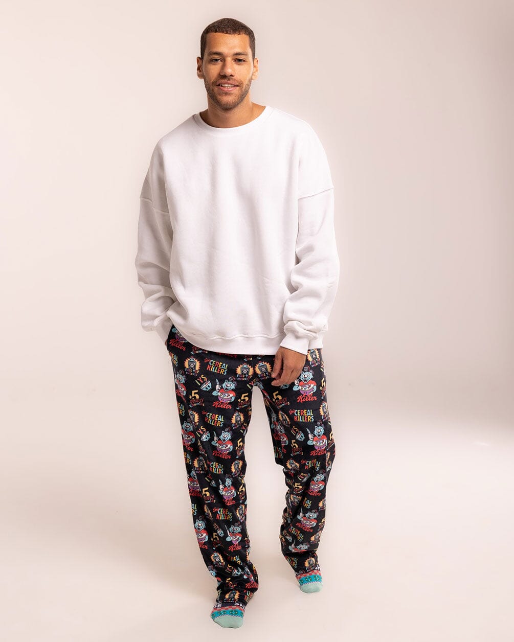 Cereal Killer Fluffy Pjoys Fluffy Pjoys IN YOUR SHOE L Black