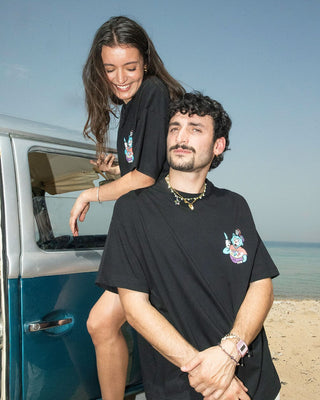 Cereal Killer Pt.2 Printed Oversized Tee Printed Oversized Tees IN YOUR SHOE XL Black