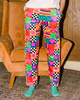 Checkered Heart - Fluffy Pjoys Fluffy Pjoys IN YOUR SHOE