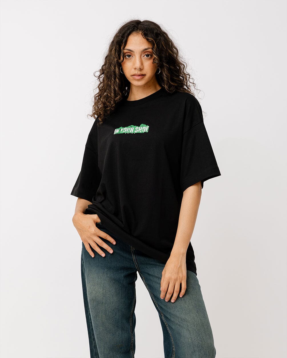 City Limits Printed Oversized Tee Printed Oversized Tees IN YOUR SHOE