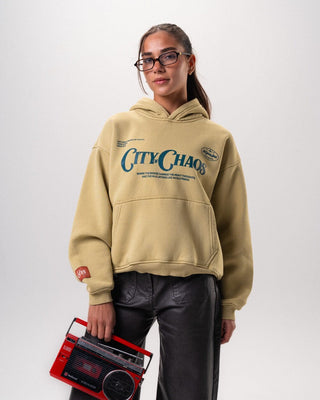 City Of Chaos Boxy Washed Hoodie Boxy Hoodies IN YOUR SHOE