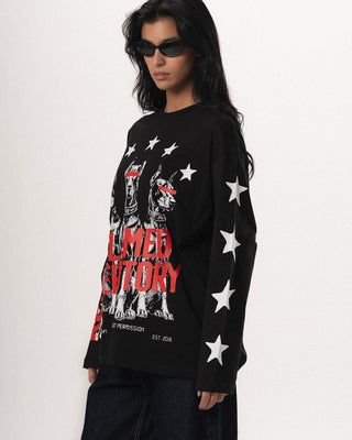 Claimed Territory Oversized Long Sleeves Long Sleeves IN YOUR SHOE