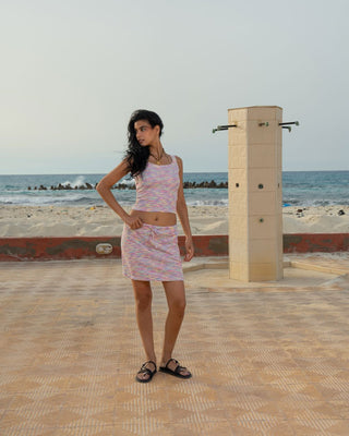 Colorful Sleeveless Top Sleeveless Tops IN YOUR SHOE S