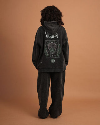 Cosmic Vision Washed Hoodie Acid Washed Hoodies IN YOUR SHOE