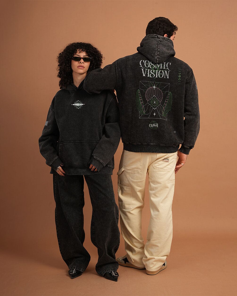 Cosmic Vision Washed Hoodie Acid Washed Hoodies IN YOUR SHOE