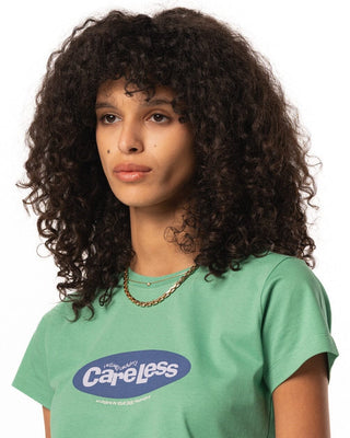 Couldn't Care Less Loose Cropped Baby Tee Baby Tees IN YOUR SHOE