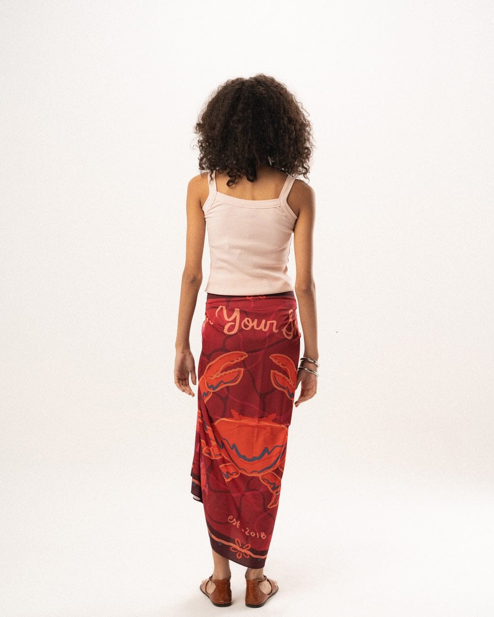 Crabby Satin Flowy Wrap Flowy Wraps IN YOUR SHOE