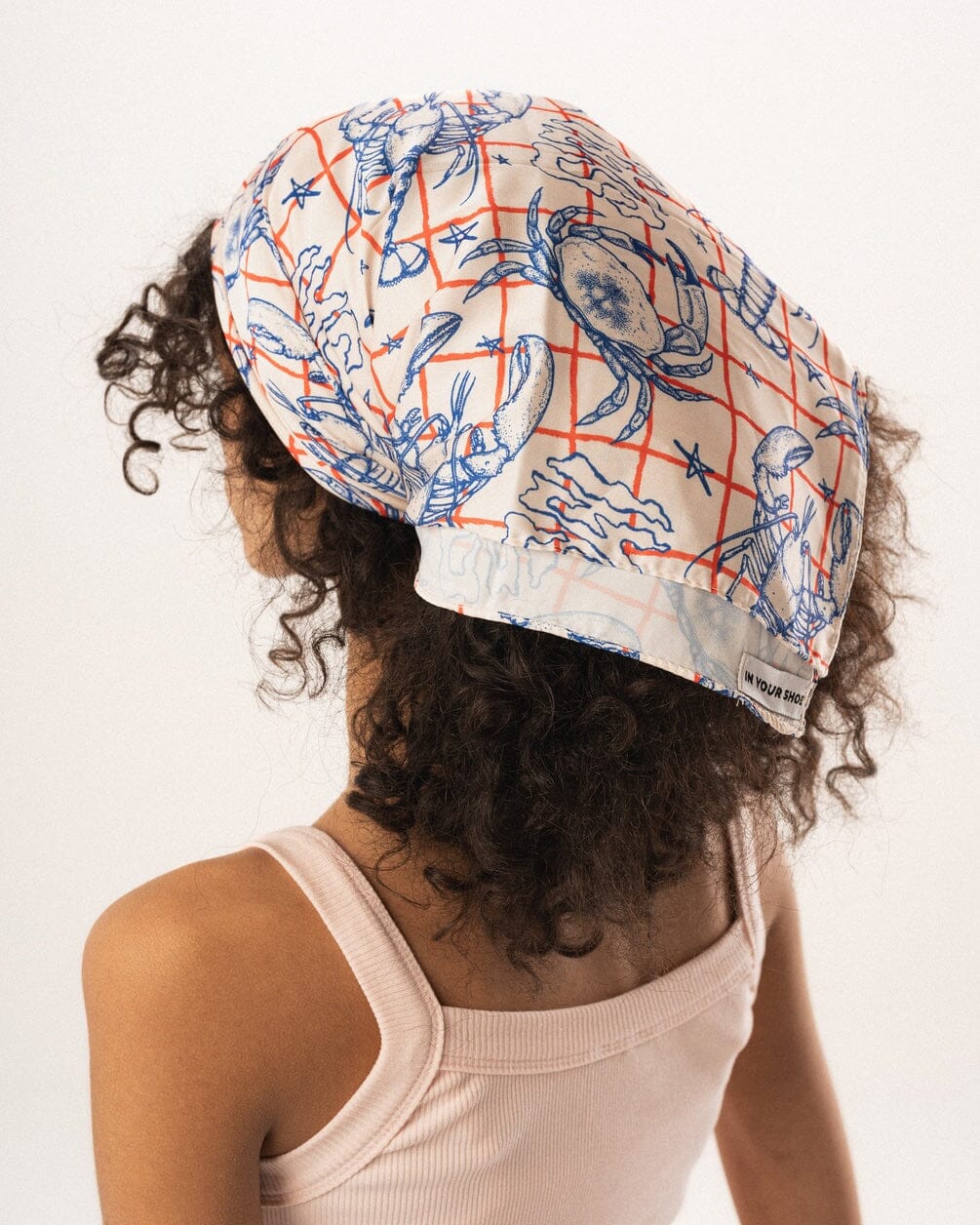 Crabs Satin Bandana Bandana IN YOUR SHOE