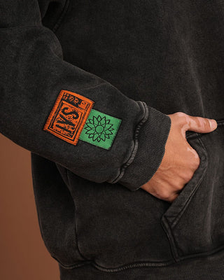 Crazy Town Washed Hoodie Acid Washed Hoodies IN YOUR SHOE