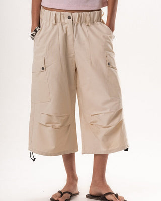 Creamy Cargo Jorts Jorts IN YOUR SHOE M
