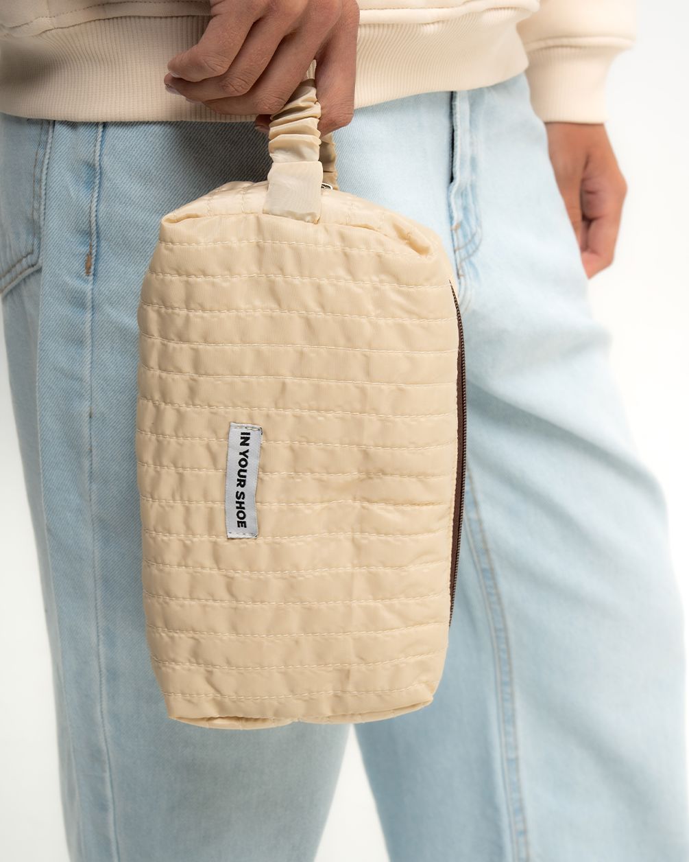 Creme Toiletry Bag Toiletry Bag IN YOUR SHOE