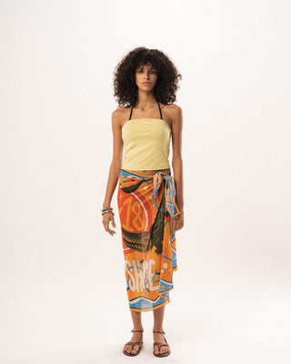 Crocodile Chiffon Flowy Wrap Flowy Wraps IN YOUR SHOE