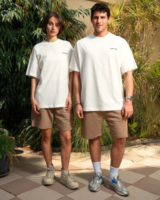 Dark Beige Wide Leg Sworts Sworts IN YOUR SHOE S