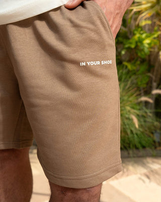 Dark Beige Wide Leg Sworts Sworts IN YOUR SHOE