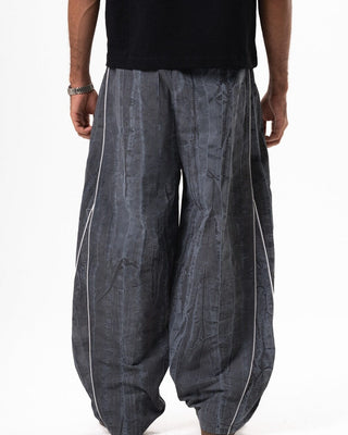 Dark Grey Barrel Track Pants Pants IN YOUR SHOE XL