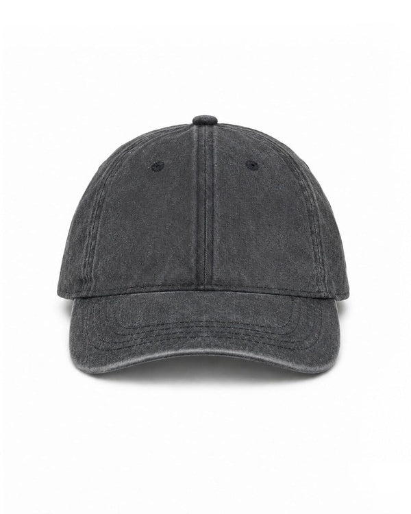Dark Grey Washed Cap