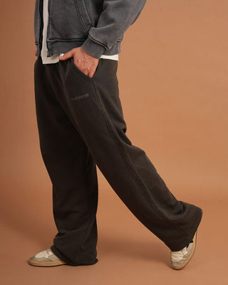 Dark Grey Wide Leg Swants Swants IN YOUR SHOE