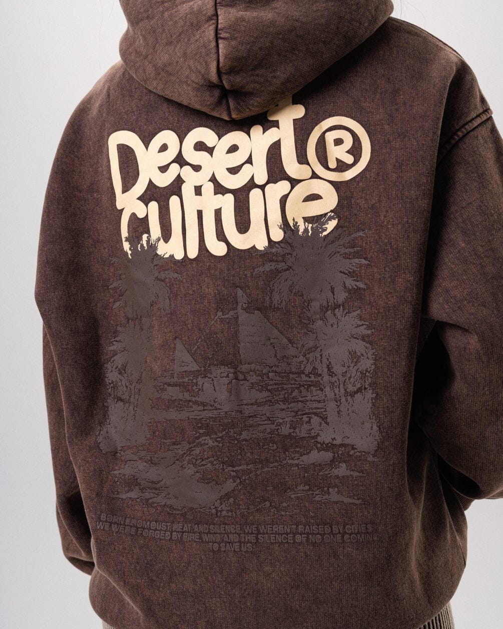 Desert Culture Washed Hoodie Acid Washed Hoodies IN YOUR SHOE