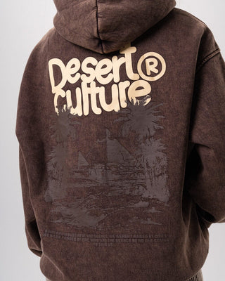 Desert Culture Washed Hoodie Acid Washed Hoodies IN YOUR SHOE