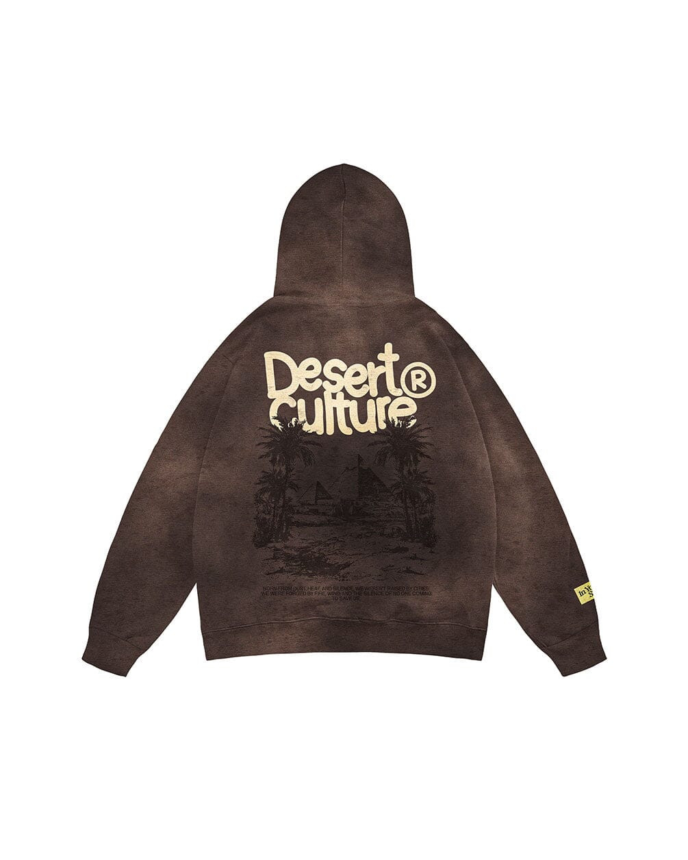 Desert Culture Washed Hoodie Acid Washed Hoodies IN YOUR SHOE