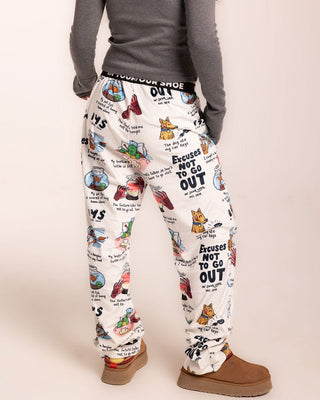 Don't Go Out Fluffy Pjoys Fluffy Pjoys IN YOUR SHOE M White