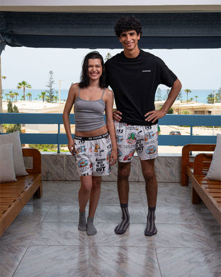 Don't Go Out Pshorts Pshorts IN YOUR SHOE M White