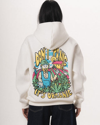 Don't Panic Oversized Hoodie Printed Hoodies IN YOUR SHOE M