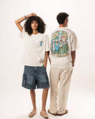 Don't Panic Oversized Tee Printed Oversized Tees IN YOUR SHOE